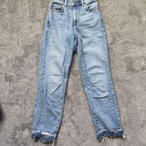 Garage denim straight leg jeans